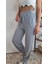 Basic Su Yolu Yüksek Bel Palazzo Kadın Pantalon 4