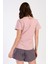 Pamuklu Kadın Kısa Kol Şortlu Pijama Takım , 401098 4