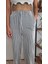 Basic Su Yolu Yüksek Bel Palazzo Kadın Pantalon 2