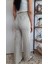Basic Su Yolu Yüksek Bel Palazzo Kadın Pantalon 5