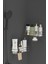 Yapışkanlı 2 Li Set Krom Gümüş Banyo Rafı Duş Şampuanlık Duvar Düzenleyici Organizer 3