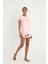Lamour Örme Kolsuz Pijama - Tshirt Şort Set 3