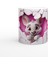 Pembe Kalpler Arasından Bakan Sevimli Fare Temalı Baskılı Kupa Bardak 1