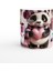Kalpli Hediye Tutan Sevimli Panda Temalı Baskılı Kupa Bardak 1