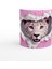 Pembe Gözlü Kar Leoparı Temalı Baskılı Kupa Bardak 1
