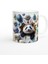 Tavşan Kulaklı Çiçek Taçlı Panda Temalı Baskılı Kupa Bardak 1