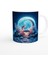 Yengeç Burcu Baskılı Kahve Kupası - Astral Denizaltı Dünyası Vs4 3