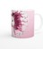 Pembe Duvarı Yırtan Sevimli Lama Temalı Baskılı Kupa Bardak 3