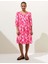 Regular Fit Mini Keten Elbise 1