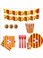Taraftar (Galatasaray) Banner, 8 Tabak, 8 Bardak, 8 Mısır Kutusu, 10 Peçete, 10 Çatal, 10 Kürdan 1