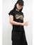 Shine Baskılı Tshirt Siyah 1