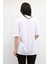Zincir Aksesuarlı Tshirt Beyaz 2