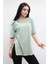 Zincir Aksesuarlı Tshirt Mint 3