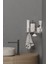 Krom Gümüş Yapışkanlı Banyo Köşeliği Köşe Rafı Duş Şampuanlık Duvar Düzenleyici Organizer 4