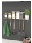 Krom Gümüş 55 cm Askılı Mutfak Rafı Tezgah Üstü Düzenleyici Baharatlık Organizer Raf 1