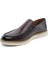 64669 Kahverengi Hakiki Deri Erkek Loafer Ayakkabı 4