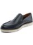 64669 Siyah Hakiki Deri Erkek Loafer Ayakkabı 4