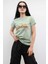 Shine Baskılı Tshirt Mint 1