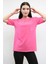 Zincir Aksesuarlı Tshirt Pembe 1