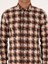 Erkek Kiremit Slim Fit %100 Pamuk Desenli Gömlek 50291335-VR031 6