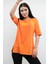 Zincir Aksesuarlı Tshirt Turuncu 1