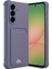 Samsung Galaxy A56 Uyumlu Arka Kamera Korumalı Kart Koyulabilen Silikon Kartlıklı Kılıf Kapak 1