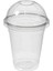 Plastik Milkshake Bardağı 100'LÜ Kapaklı Içecek Şeffaf Meşrubat Bardağı Cup 350 Cc(Ml) 2