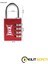 Kale Şifreli Asma Kilit Alüminyum Kırmızı KD001/20-800 3