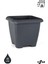 25 Litre Tabaksız Kare Büyük Boy Plastik Bahçe Çiçek Saksısı Hisar Kale No3 1