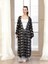 Qymos Prıve Qymos Noir Geometrik Desenli Siyah Şık & Zamansız Plaj ve Günlük Kimono Kaftan Pareo 2