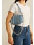 Pullu Kot Kumaş, Denim Çanta (100 cm Zincir Ile Gönderilecektir) 1