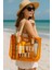 Şeffaf Plaj Çantası Baskılı Kadın Beach Bag 1