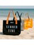 Şeffaf Plaj Çantası Baskılı Kadın Beach Bag 3