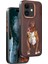 Venco iPhone 11 Perma Desenli Kapak - Kahverengi 2