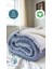 %100 Pamuk Müslin Tek Kişilik Yorgan Indigo Mavi 170X220 - Indigo Mavi 1