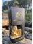 Yasemin Esanslı Oda Kokusu-Çubuklu Cam Şişe 50ML -Gold Renk Kedi Kız Figürlü Biblo Tasarım 3