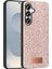 Onegif Samsung Galaxy S25 Plus Bright Simli Kapak - Pembe 3