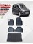 Ford Courier 2014-2023 Havuzlu Paspas Bagaj Havuzu 3D Ikili Set 1