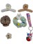 Kız Çocuk Mandal Toka Simit Toka Lastikli Zirkon Taşlı Toka Las. Kuromi Anahtar. 6 Lı Set 3