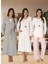 Dvina Effortt Lohusa Hayvan Figürlü 4'lü Set - Sabahlık/pijama Takımı/gecelik Pembe - 3096 1
