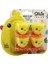 Egg Cup 4pcs Yumurtalık Emoji Desen - Renkli Plastik Civciv Ayaklı - 1/2 Kırık Yumurta Kabuk Model (4172) 1