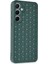 Samsung Galaxy A15 4g Kılıf Petek Silikon Kapak - Koyu Yeşil 2