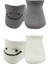 Özel 2'li Sneakers Smile Penye Çorap BS20106 Gri Fırsat!!! 2