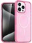 iPhone 14 Pro Max Kılıf Glow Magsafe Kapak - Pembe 1