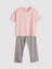 Yeni Sezon Buyuk Beden Desenli Kadin Pijama Takimi - S5P665Z8 5