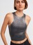 20250 Varak Detaylı Crop Top-Siyah 1