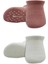 Özel 2'li Sneakers Kaymaz Colours Penye Çorap BS20104 Pudra Fırsat!!! 2