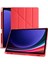 Bfs Samsung Galaxy X610 Tab S9 Fe Plus 12.4 Kılıf Kalemlikli Mars Tablet Kılıfı - Kırmızı 4