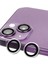 Bfs iPhone 14 Raze Metal Kamera Lens - Gümüş 1