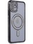 Bfs iPhone 11 Kılıf Joke Simli Magneticsafe Kılıf - Siyah 2